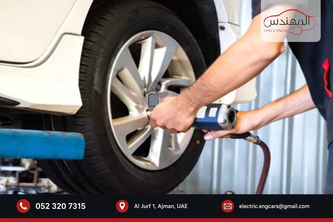 تغيير إطارات السيارات في عجمان